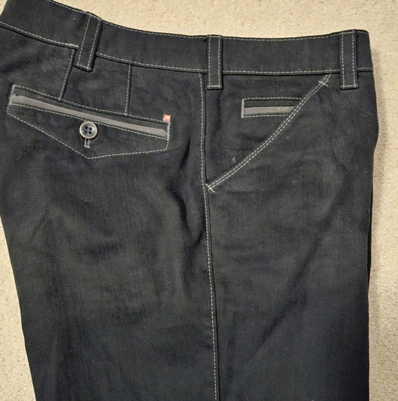 Modern Black Meyer Chinos for Men - Picture 1 of 4